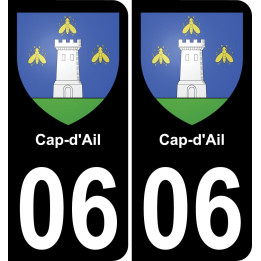06 Cap-d'Ail-aufkleber plakette ez stadt