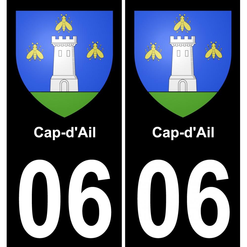 06 Cap-d'Ail sticker plate registration city
