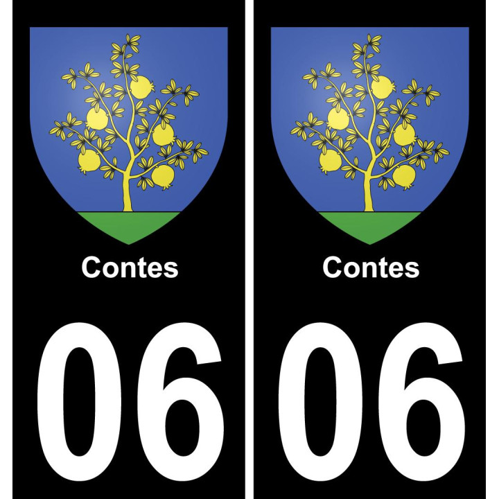 06 Contes sticker plate registration city