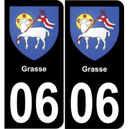 06 Grasse-aufkleber plakette ez stadt