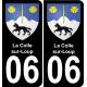 06 La Colle-sur-Loup sticker plate registration city