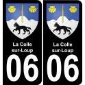 06 La Colle-sur-Loup sticker plate registration city