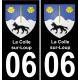06 La Colle-sur-Loup sticker plate registration city