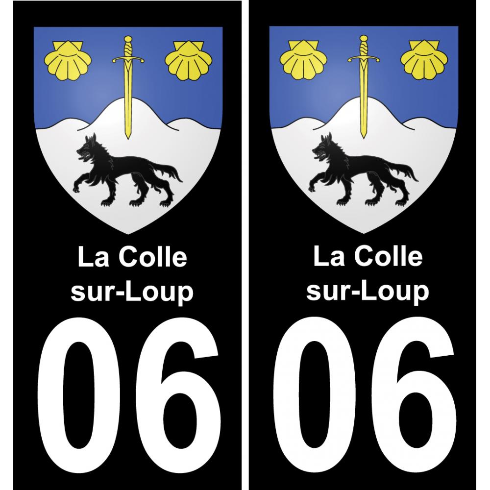 06 La Colle-sur-Loup adesivo piastra di registrazione city