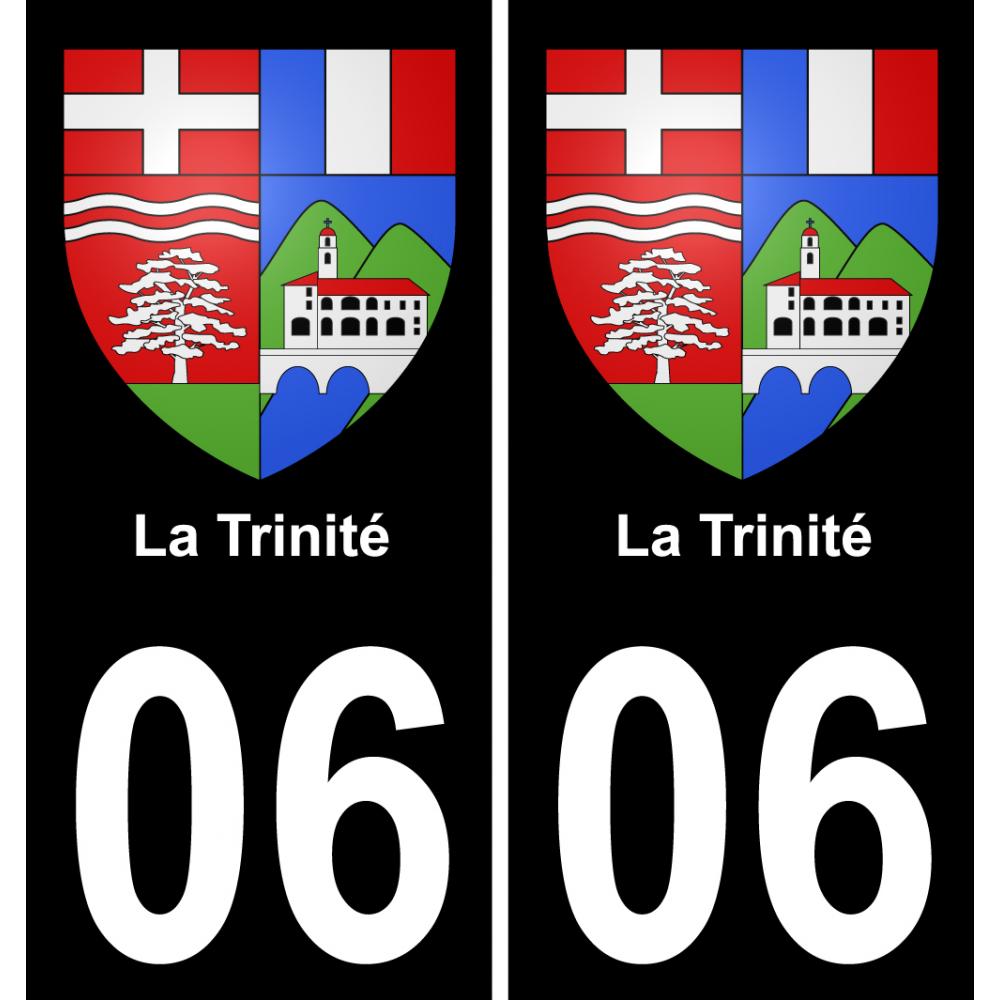 06 La Trinité placa etiqueta de registro de la ciudad