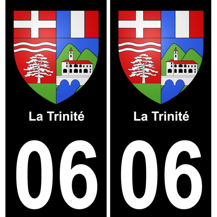 06 La Trinité-aufkleber plakette ez stadt
