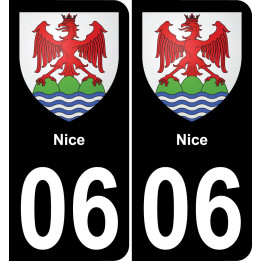 06 Nice-aufkleber plakette ez stadt