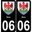 64 Pau autocollant sticker plaque immatriculation auto ville