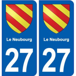 27 Conches en Ouche blason autocollant plaque stickers ville