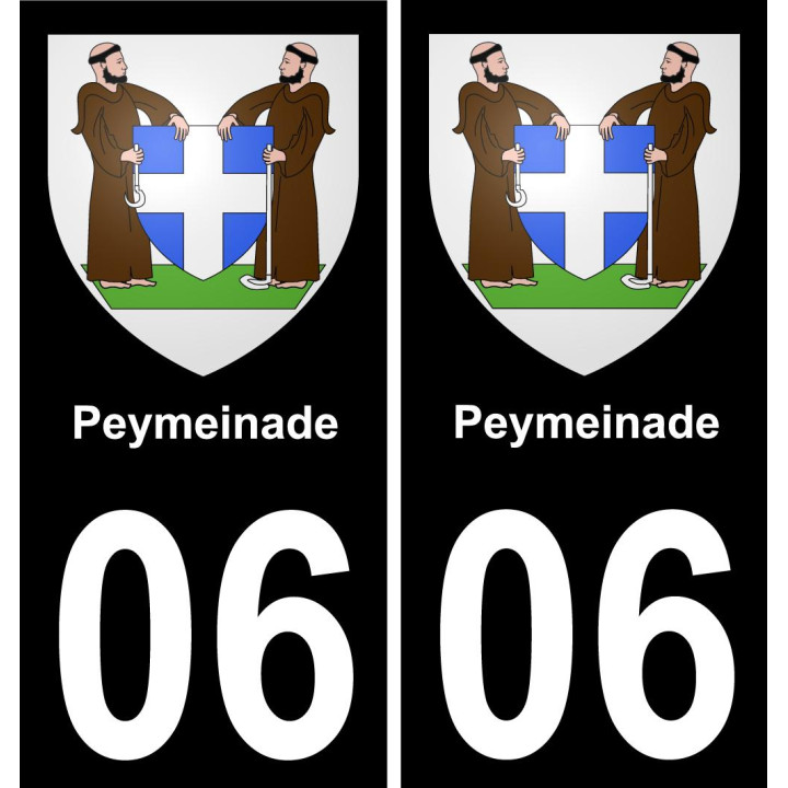 06 Peymeinade sticker plate registration city