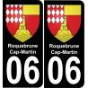 64 Pau autocollant sticker plaque immatriculation auto ville