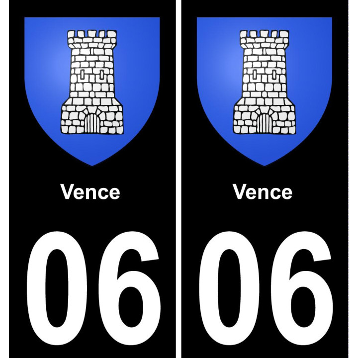 06 Vence-aufkleber plakette ez stadt