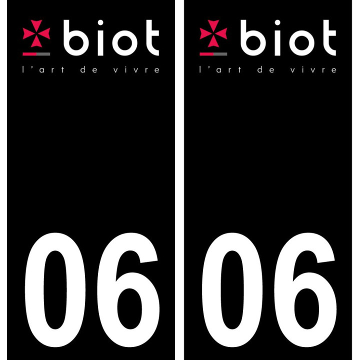 06 Biot logo sticker plate registration city