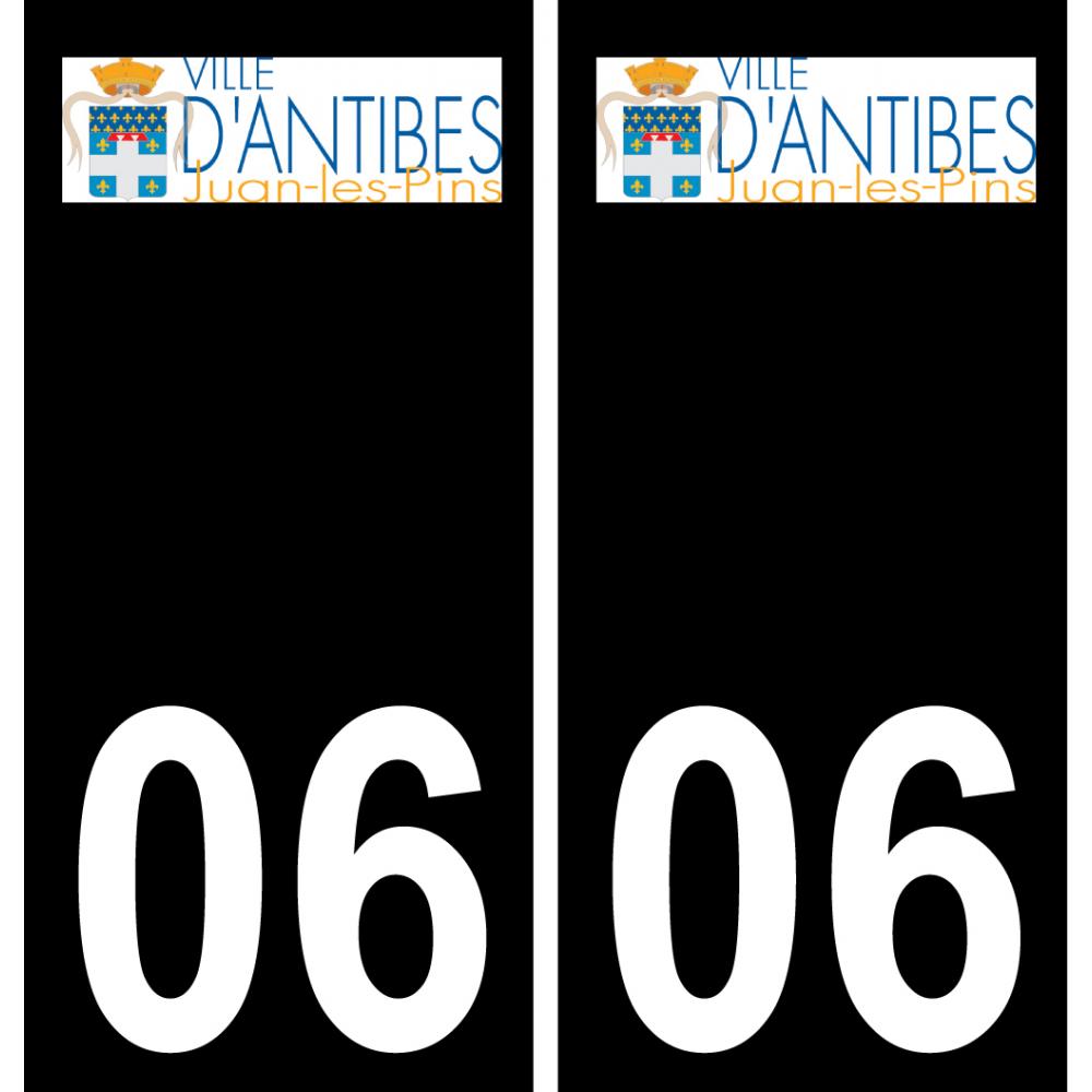 06 Mouans-Sartoux logo sticker plate registration city