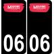 64 Pau logo autocollant plaque immatriculation auto ville sticker