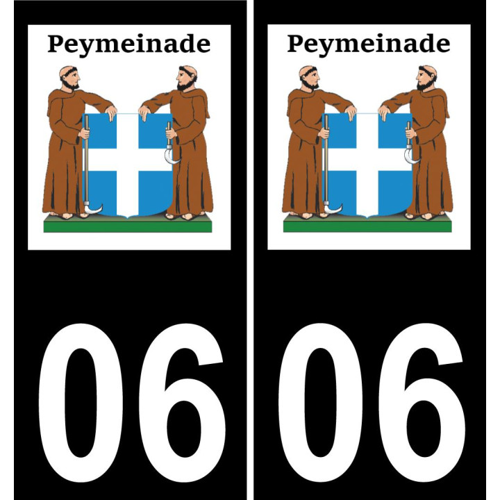 06 Peymeinade-logo aufkleber plakette ez stadt