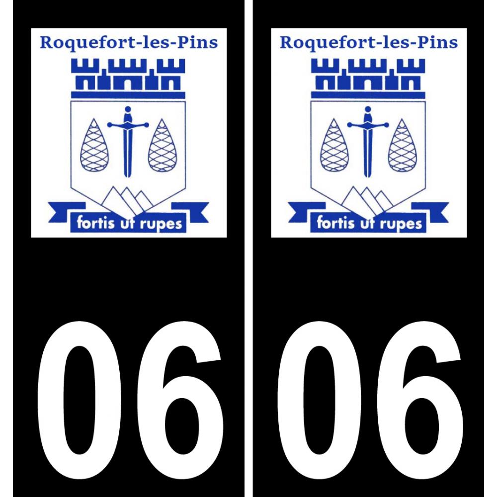 64 Pau logo autocollant plaque immatriculation auto ville sticker
