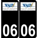 06 Valbonne logo sticker plate registration city