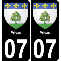 07 Privas-aufkleber plakette ez stadt