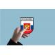 Blason Россия Russie armoirie drapeau couleur pays autocollant sticker logo5478
