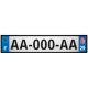 64 Pau autocollant sticker plaque immatriculation auto ville