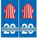 64 Pau adesivo piastra di registrazione city