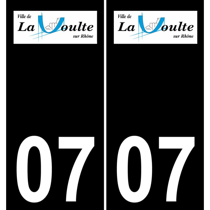 07 La Voulte-sur-Rhône-logo aufkleber plakette ez stadt