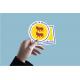 Lot de 2 Made in Béarn fabriqué en tampon drapeau colis autocollant sticker logo579