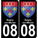 64 Pau autocollant sticker plaque immatriculation auto ville
