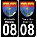 64 Pau autocollant sticker plaque immatriculation auto ville