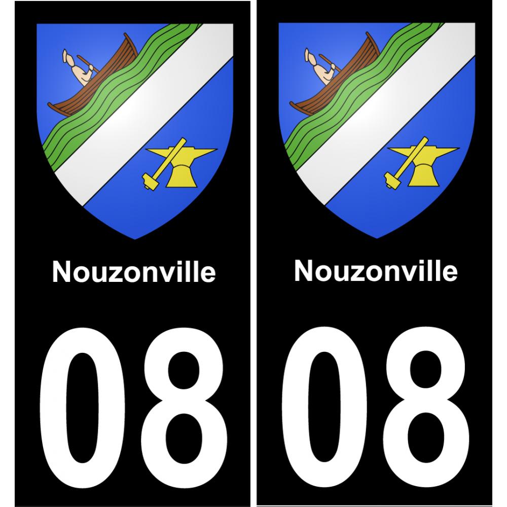 64 Pau autocollant sticker plaque immatriculation auto ville