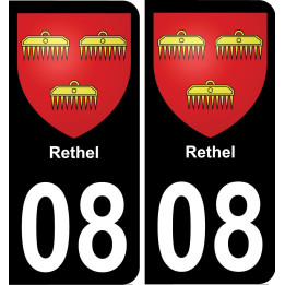 08 Rethel sticker plate registration city