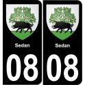 08 Sedan-aufkleber plakette ez stadt