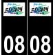 08 Bogny-sur-Meuse logo sticker plate registration city