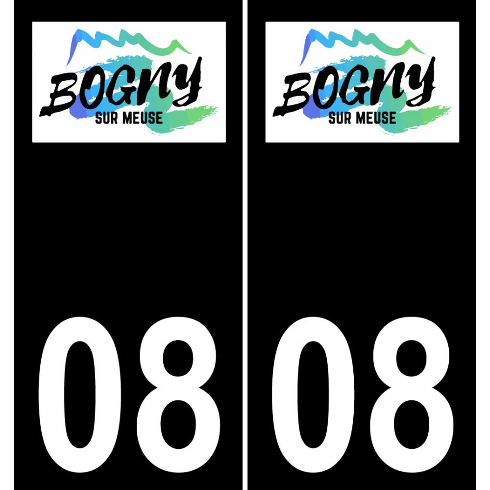64 Pau logo autocollant plaque immatriculation auto ville sticker