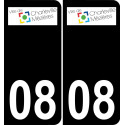 08 Charleville-Mézières-logo aufkleber plakette ez stadt