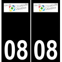 08 Charleville-Mézières-logo aufkleber plakette ez stadt