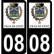 64 Pau logo autocollant plaque immatriculation auto ville sticker