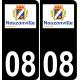 64 Pau logo autocollant plaque immatriculation auto ville sticker