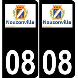 08 Nouzonville-logo aufkleber plakette ez stadt