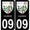 64 Pau autocollant sticker plaque immatriculation auto ville