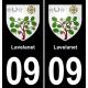 09 Lavelanet-aufkleber plakette ez stadt