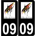 09 Foix logo sticker plate registration city
