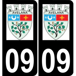 09 Lavelanet logo sticker plate registration city