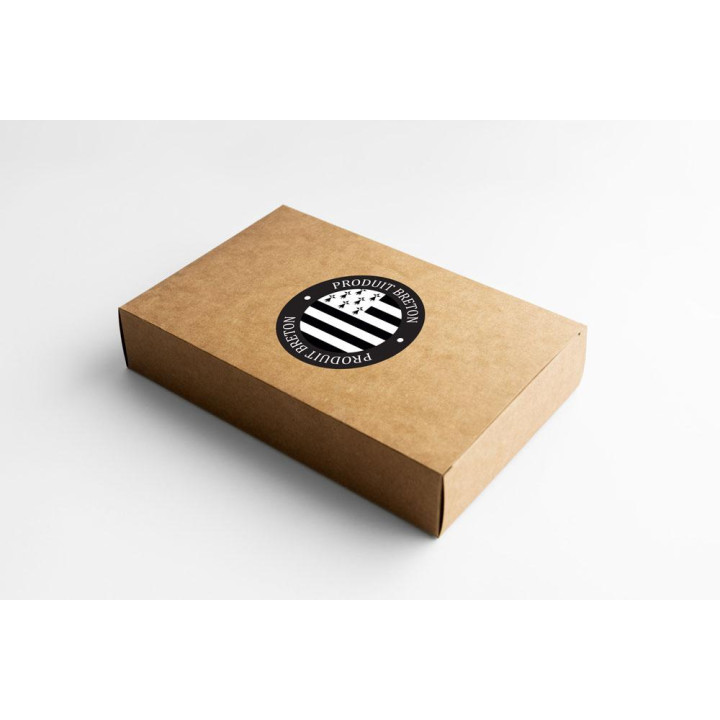 Produit Breton drapeau Breton Breizh Gwenn ha du identification produit envoi colis autocollant sticker logo879