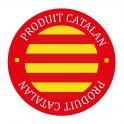Produit Catalan drapeau Catalogne Catalunya identification produit envoi colis autocollant sticker logo218
