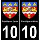 64 Pau autocollant sticker plaque immatriculation auto ville