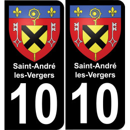 10 Saint-André-les-Vergers-aufkleber plakette ez stadt