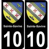 10 Sainte-Savine-aufkleber plakette ez stadt
