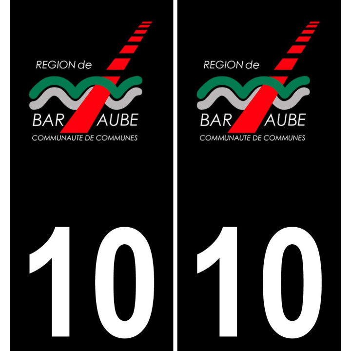 10 Bar-sur-Aube-logo aufkleber plakette ez stadt